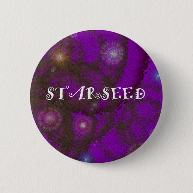 Badge Rond 5 Cm Starseed cosmique (Devant)