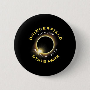 Badge Rond 5 Cm State Park Texas Solar Eclipse 8 avril 2024