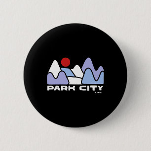 Badge Rond 5 Cm Station de ski de Park City Utah Randonnée sportiv