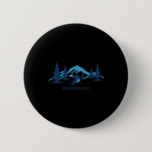 Badge Rond 5 Cm Station de ski de Winterplace Virginie-Occidentale