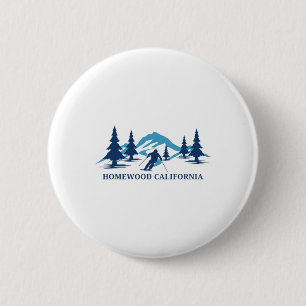 Badge Rond 5 Cm Station de ski Homewood Californie Ski Skieur