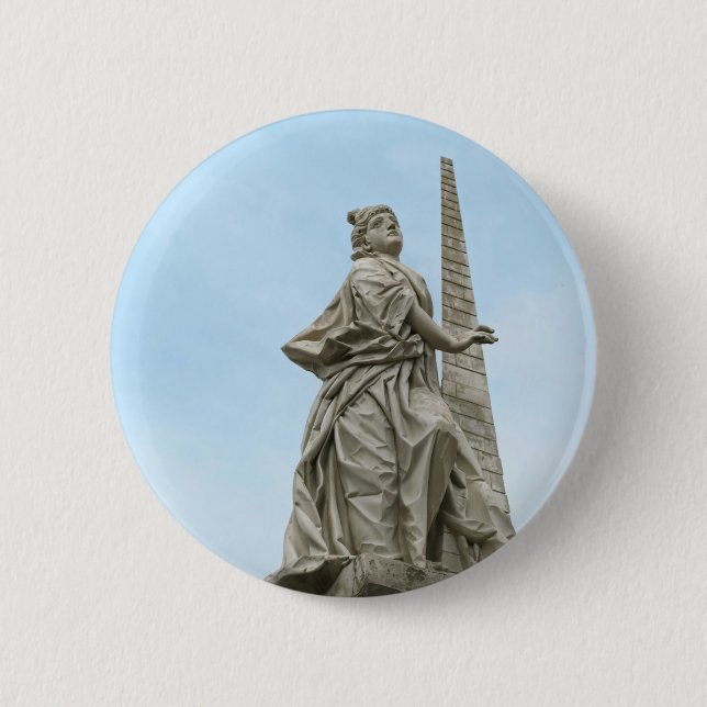 Badge Rond 5 Cm Statue de la Force à Bamberg (Devant)