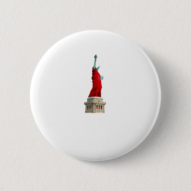 Badge Rond 5 Cm Statue de la liberté de la servante (Devant)