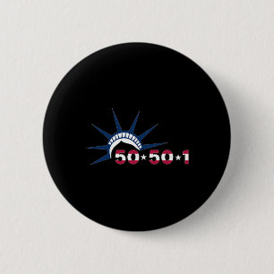 Badge Rond 5 Cm Statue de la Liberté du mouvement de protestation