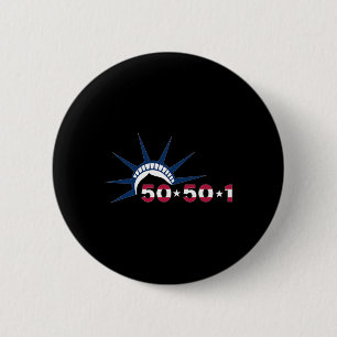Badge Rond 5 Cm Statue de la Liberté du mouvement de protestation