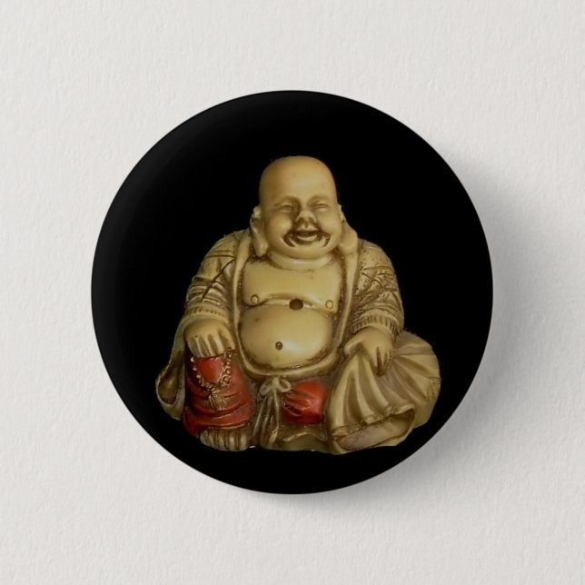 Badge Rond 5 Cm Statue du Bouddha (Devant)
