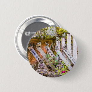 Badge Rond 5 Cm Statues de bouddha au temple Senko-ji