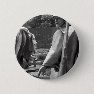 Badge Rond 5 Cm statut de combattants de Guerre de Corée
