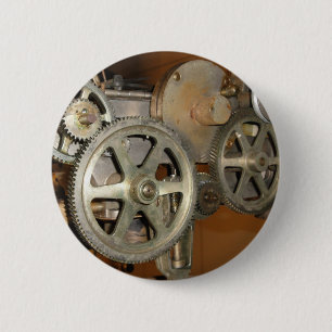 Badge Rond 5 Cm Steampunk