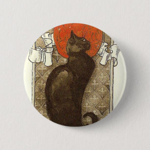 Badge Rond 5 Cm Steinlein's Cat - Art Nouveau