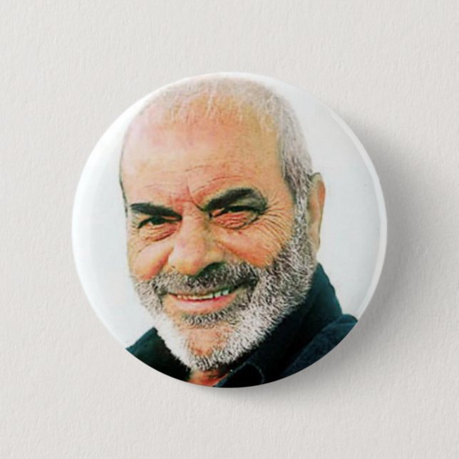 BADGE ROND 5 CM STÉLIOS KAZANTZIDIS PANNEAU RETOUR (Devant)