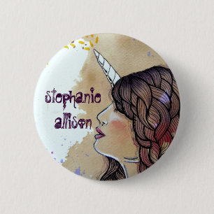 Badge Rond 5 Cm Stephanie Allison