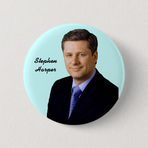 Badge Rond 5 Cm Stephen Harper