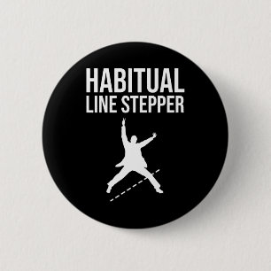 Badge Rond 5 Cm Stepper de ligne Habituelle