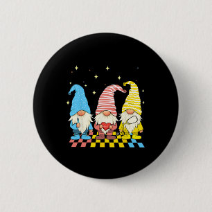 Badge Rond 5 Cm Stéthoscope de lutins infirmières Œufs drôles de P
