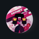 Badge Rond 5 Cm Steven Universe | Graphique de caractères Garnet<br><div class="desc">Découvrez ce personnage art graphique de Garnet avec ses guntlets !</div>