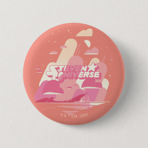 Badge Rond 5 Cm Steven Universe   Ville de plage