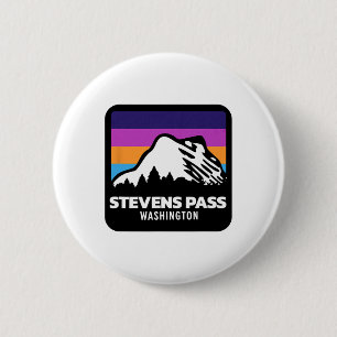 Badge Rond 5 Cm Stevens P Ski alpin Snowboard Washington Mountain