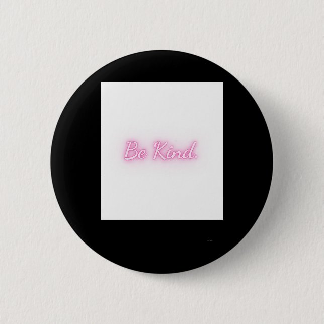 Badge Rond 5 Cm Sticker Be Kind Series (Devant)