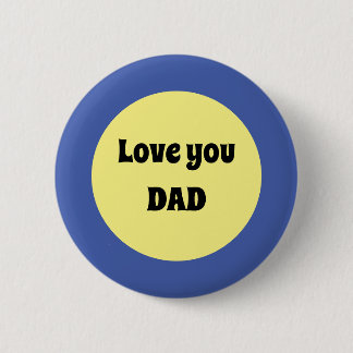 Badge Rond 5 Cm Sticker Carré à gros point jaune
