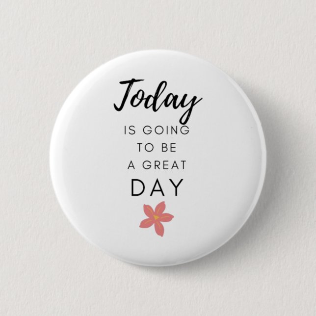 Badge Rond 5 Cm Sticker de devis motivationnel positif (Devant)