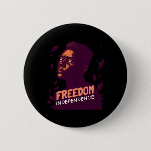 Badge Rond 5 Cm Sticker Indépendance Et Liberté