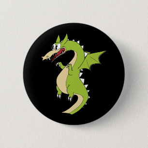 Badge Rond 5 Cm Sticker pour dragon à tête de cuppe (bâton à grim)