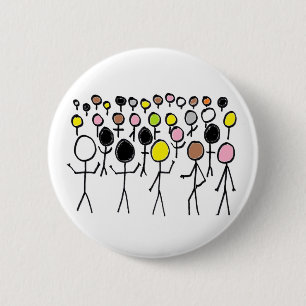 Badge Rond 5 Cm Stickers égalité
