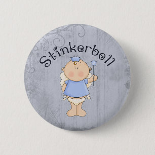 Badge Rond 5 Cm Stinkerbell