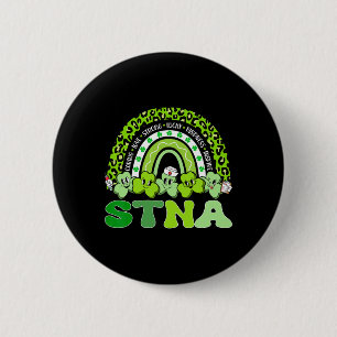 Badge Rond 5 Cm Stna Saint Patrick Fête Arc-en-ciel Bohème Rétro I