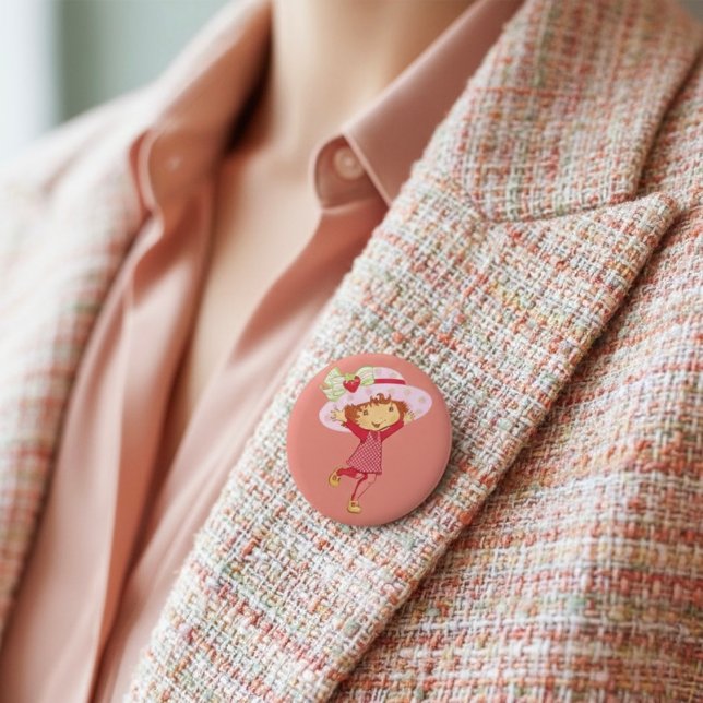 Badge Rond 5 Cm Strawberry (Créateur téléchargé)