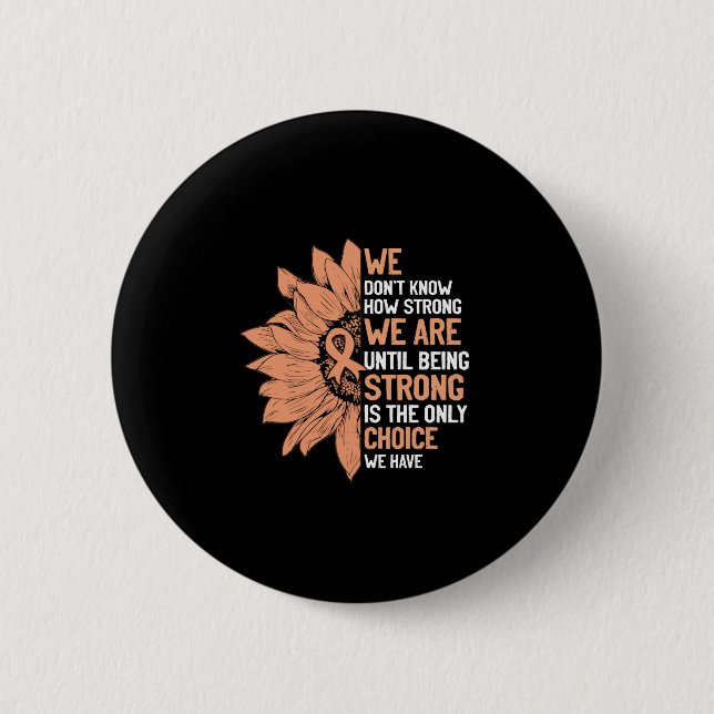 Badge Rond 5 Cm Strong Is The Only Choice (Devant)