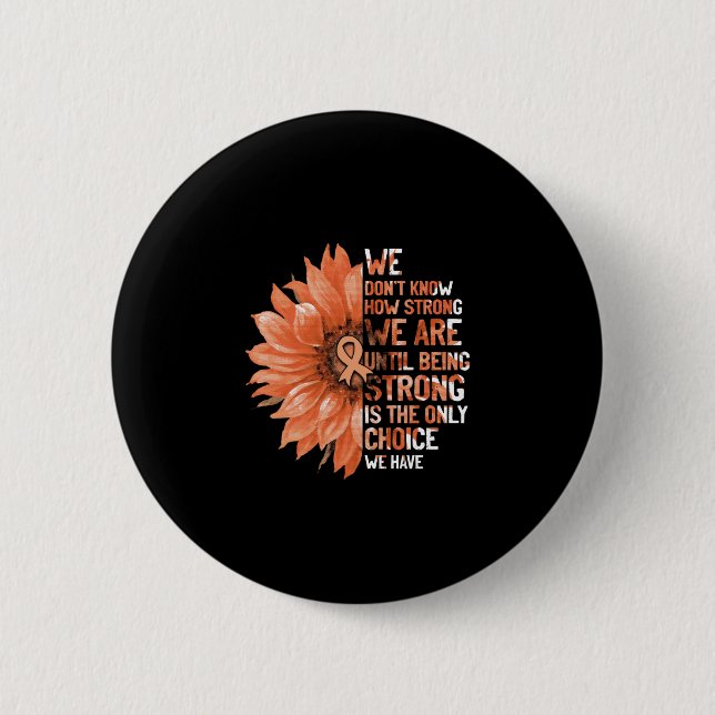 Badge Rond 5 Cm Strong Is The Only Choice (Devant)