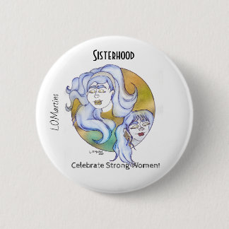 Badge Rond 5 Cm Strong Women Collection - Sisterhood