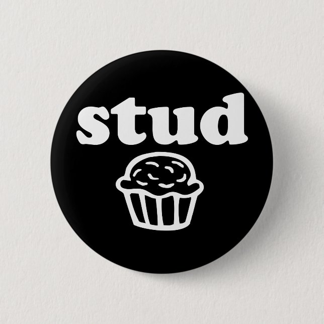 Badge Rond 5 Cm Stud Muffin (Devant)