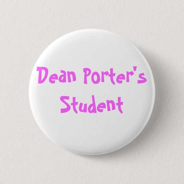Badge Rond 5 Cm Student de doyen Porter's (Devant)