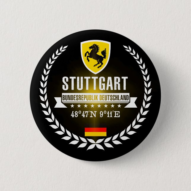 Badge Rond 5 Cm Stuttgart (Devant)
