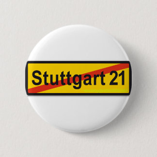 Badge Rond 5 Cm Stuttgart 21