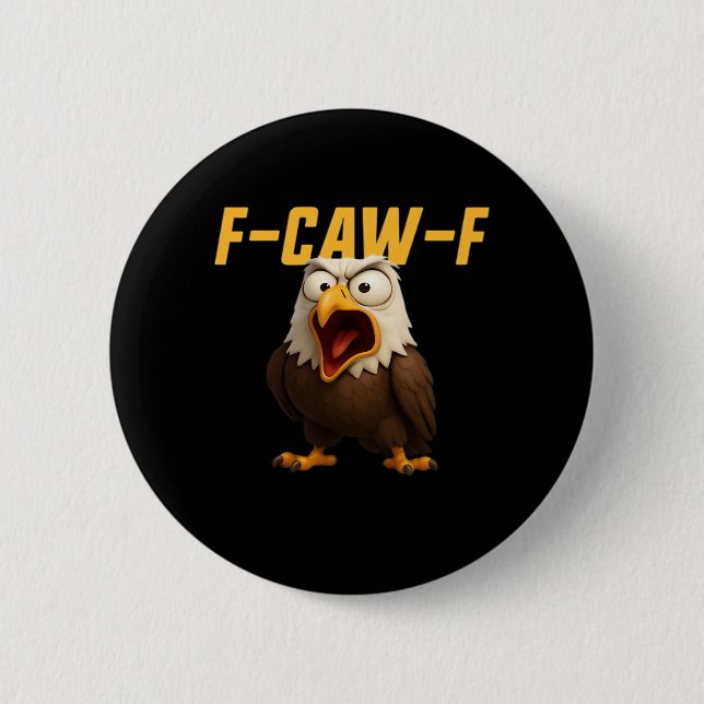 Badge Rond 5 Cm Style créatif F-Caw-F drôle F-Caw-F Gear (Devant)