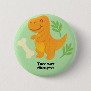 Badge Rond 5 Cm Style de crayon modifiable – Dino saurien formidab