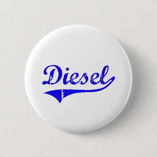 Badge Rond 5 Cm Style diesel de classique de nom de famille
