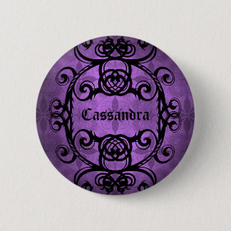 Badge Rond 5 Cm Style gothique élégant