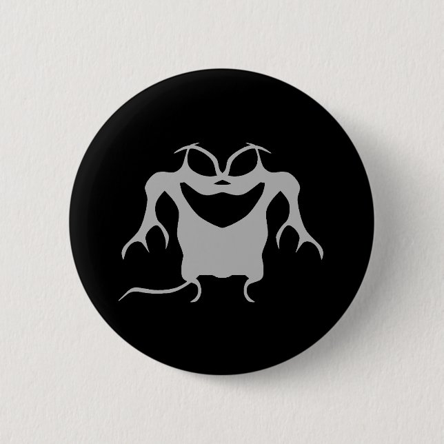 Badge Rond 5 Cm Style gothique Halloween créature (Devant)