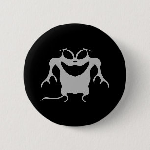 Badge Rond 5 Cm Style gothique Halloween créature