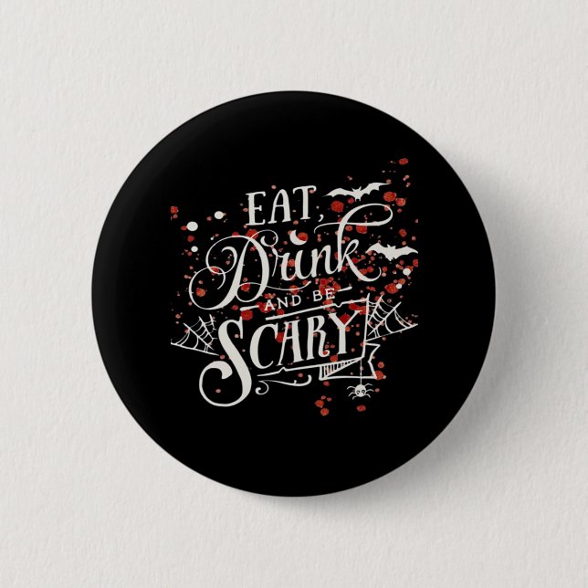 Badge Rond 5 Cm Style graphique esthétique effrayant d'Halloween s (Devant)