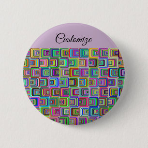 Badge Rond 5 Cm Style hippie psychédélique super Thunder_Cove