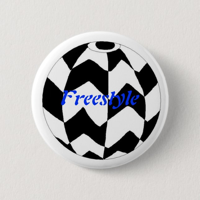 Badge Rond 5 Cm Style libre (Devant)