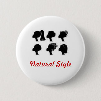 Badge Rond 5 Cm Style naturel