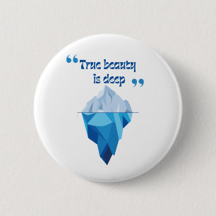 Badge Rond 5 Cm Style profond - Boutons et patchs Iceberg