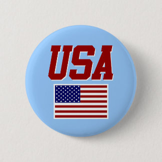 BADGE ROND 5 CM STYLE RÉTRO VINTAGE ÉPINGLE USA